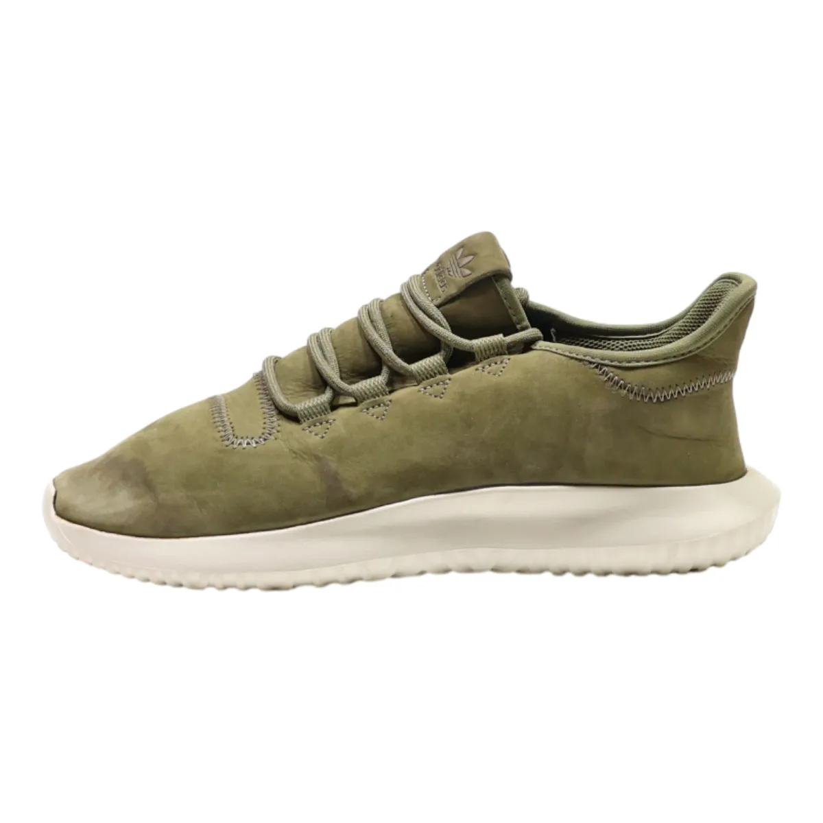 ADIDAS Sneaker Trainers Green Suede Mens UK 7