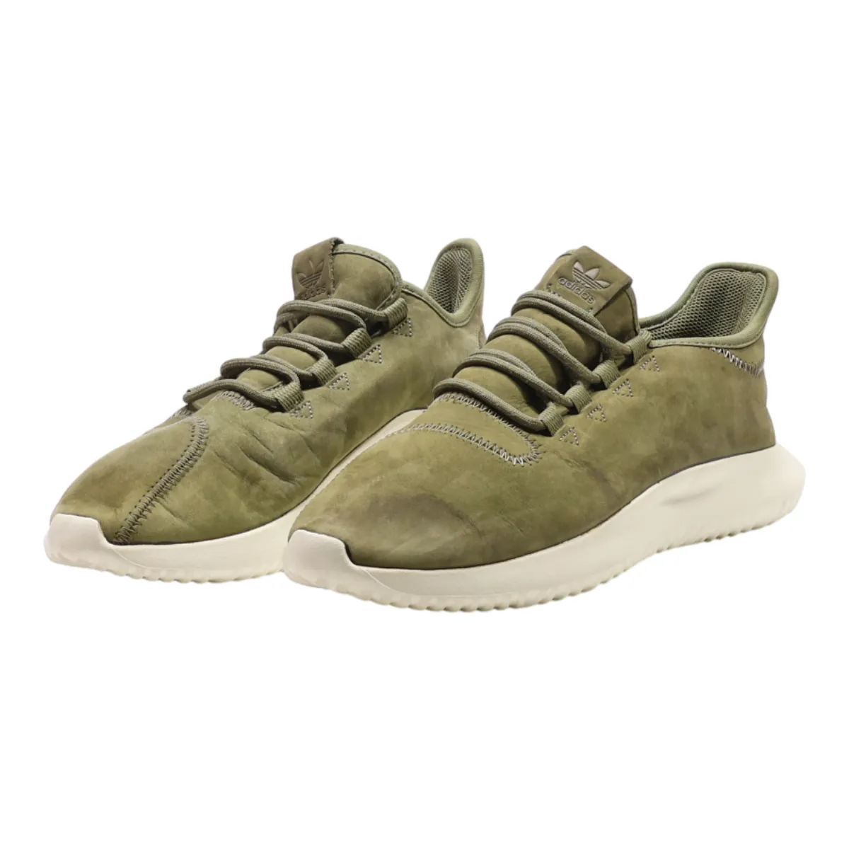 ADIDAS Sneaker Trainers Green Suede Mens UK 7