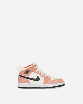 Air Jordan 1 MId (PS) Sneakers Team Orange