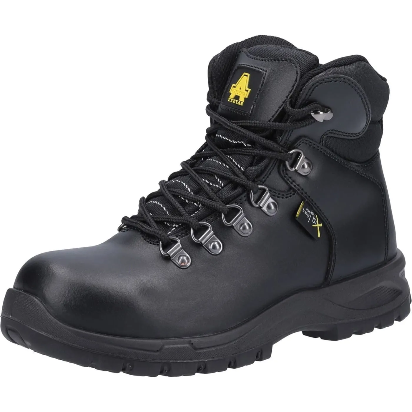 Amblers Safety AS606 Black Ladies Smooth Action Leather Safety Boots