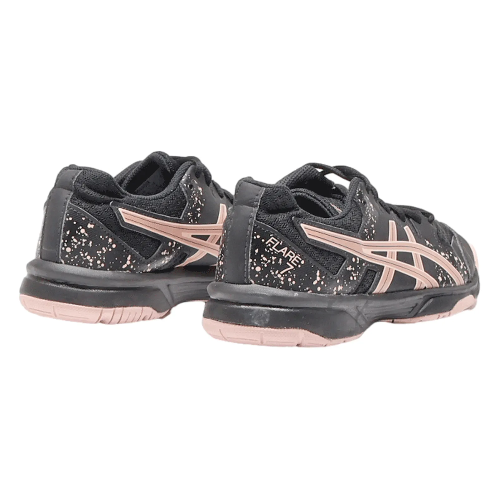 ASICS Sneaker Trainers Black Synthetic Womens UK 3