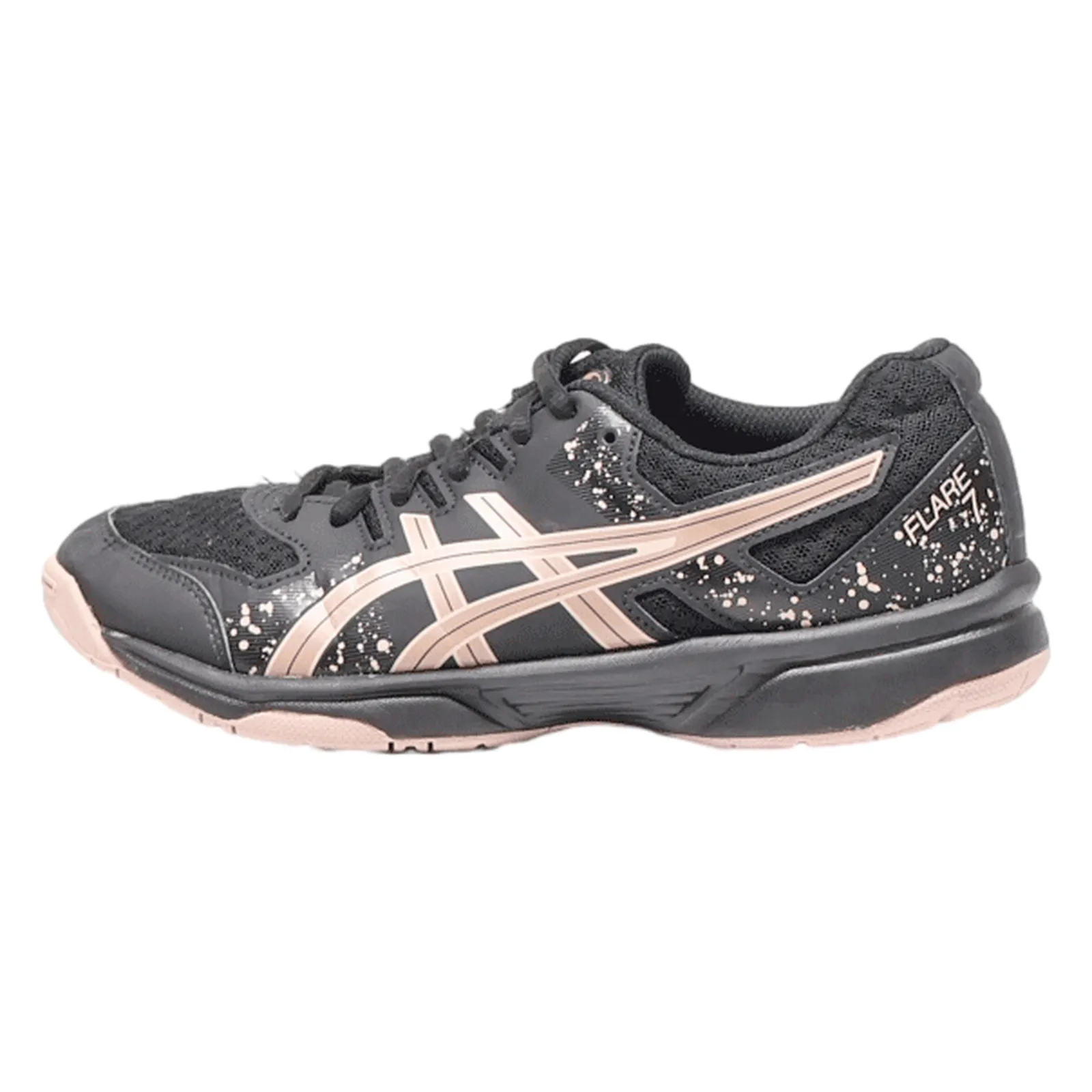 ASICS Sneaker Trainers Black Synthetic Womens UK 3