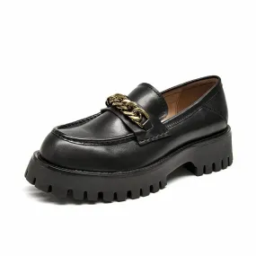 BeauToday Platform Loafers for Women