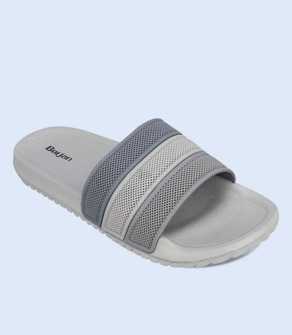BM6637-GREY-Men Flipflop