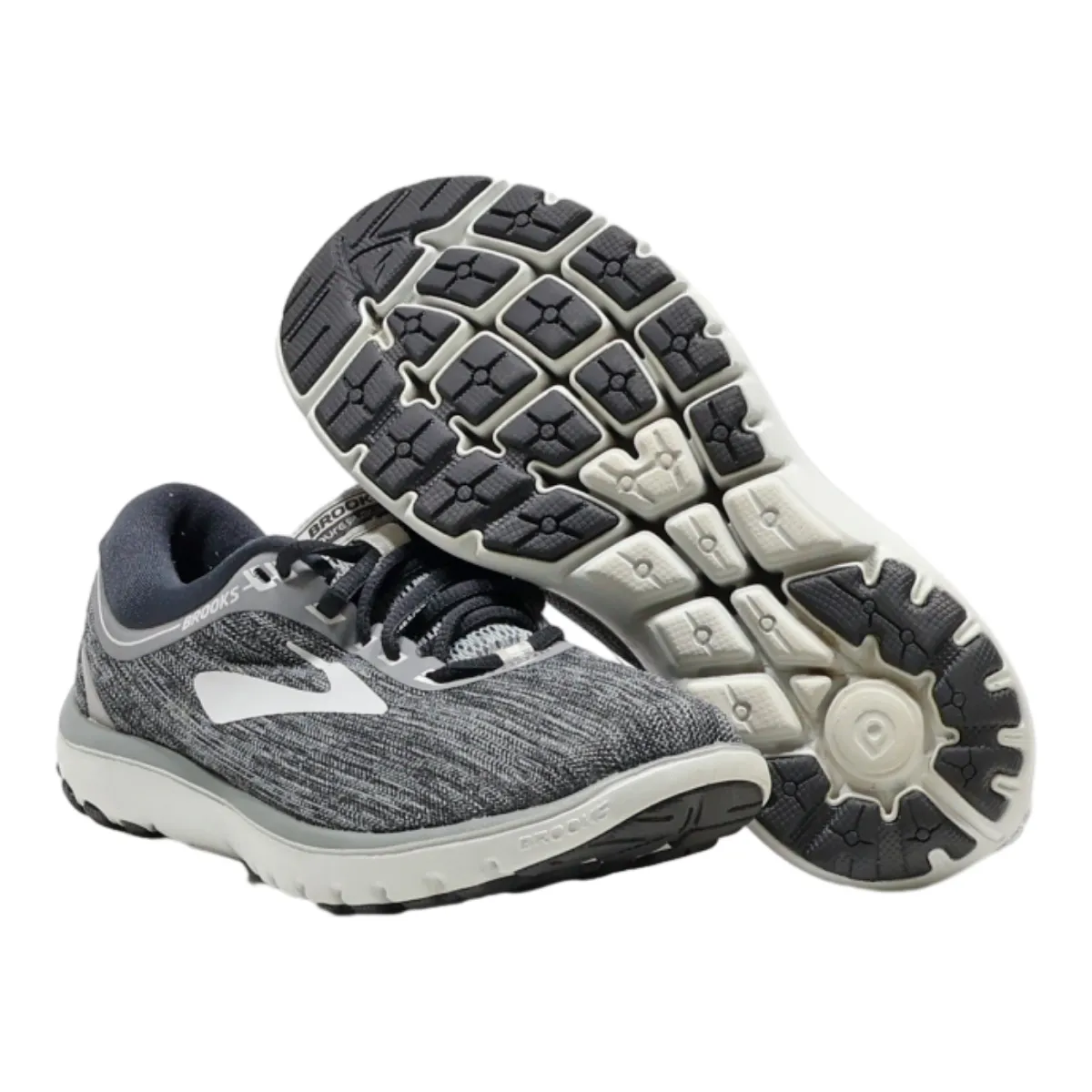 BROOKS Sneaker Trainers Grey Canvas Womens UK 4.5
