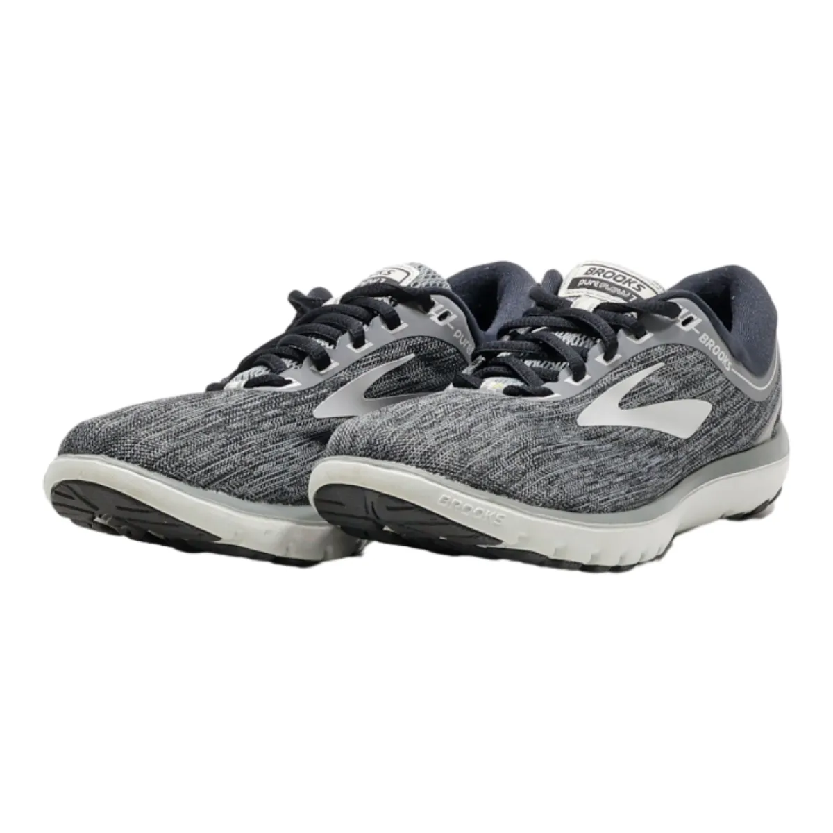 BROOKS Sneaker Trainers Grey Canvas Womens UK 4.5