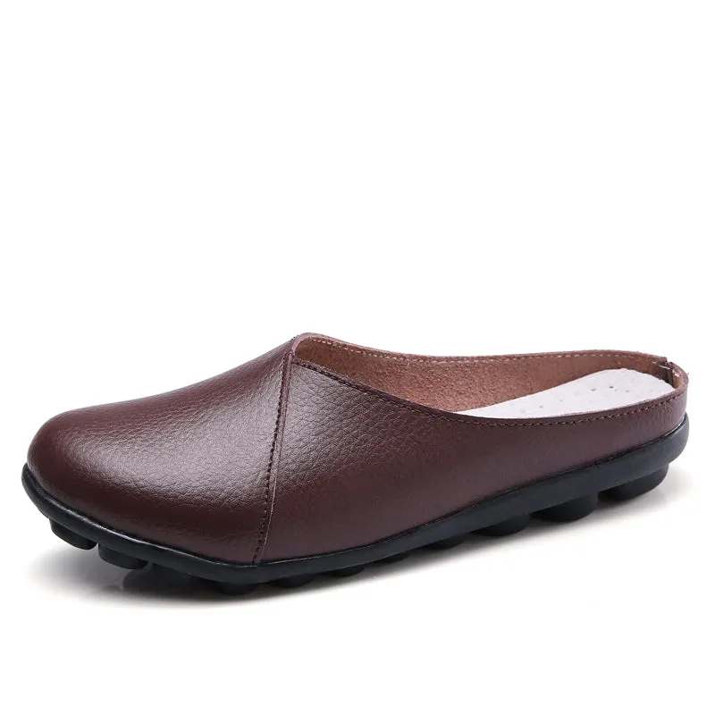 Cilool Ladies Soft Bottom Slides Flat Shoes