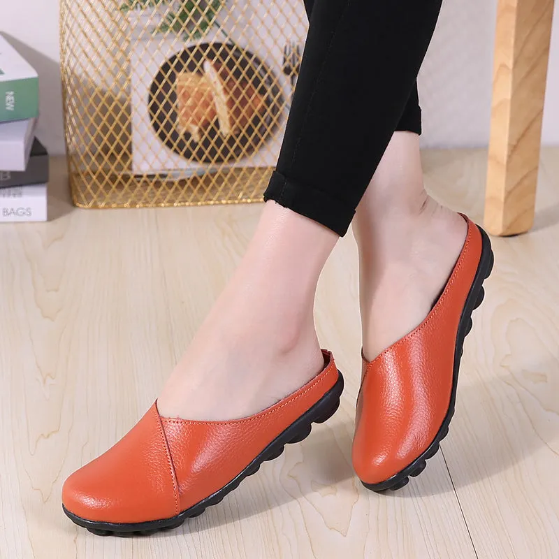Cilool Ladies Soft Bottom Slides Flat Shoes