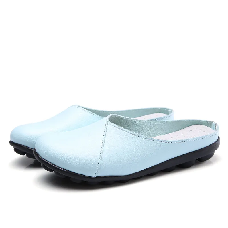 Cilool Ladies Soft Bottom Slides Flat Shoes