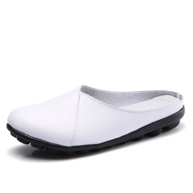 Cilool Ladies Soft Bottom Slides Flat Shoes