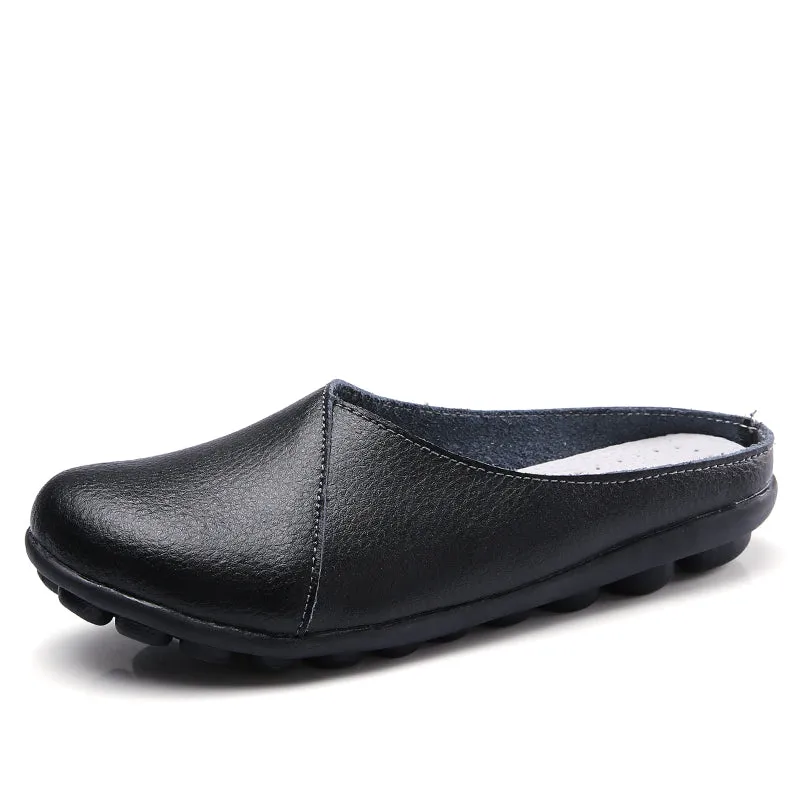 Cilool Ladies Soft Bottom Slides Flat Shoes