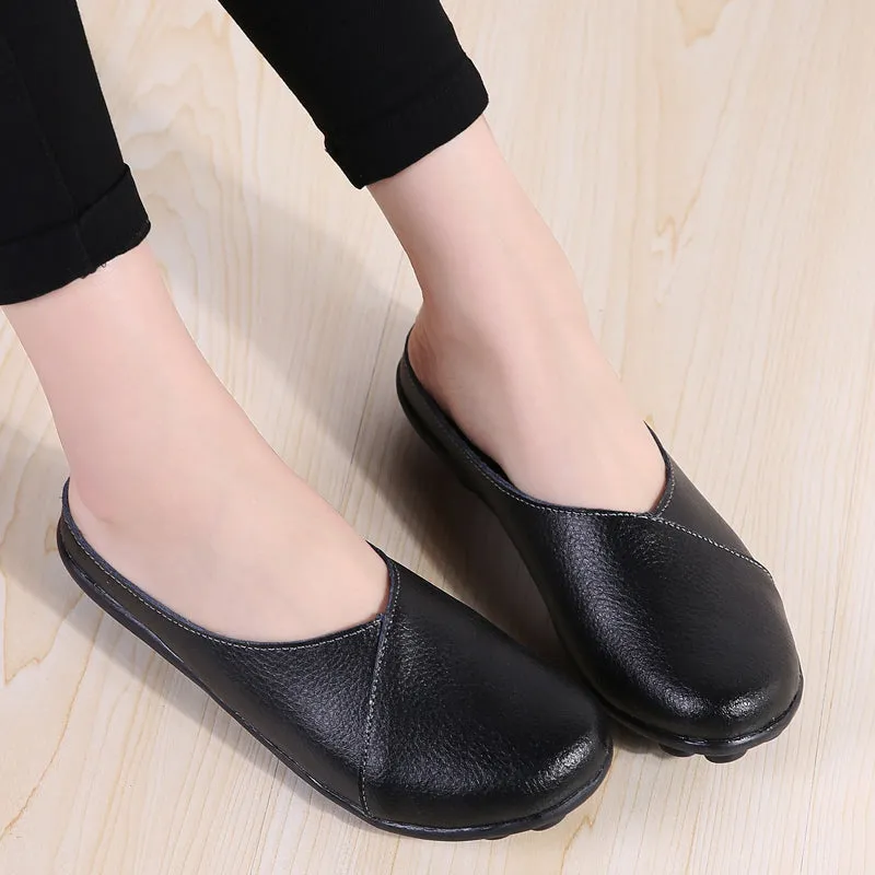 Cilool Ladies Soft Bottom Slides Flat Shoes