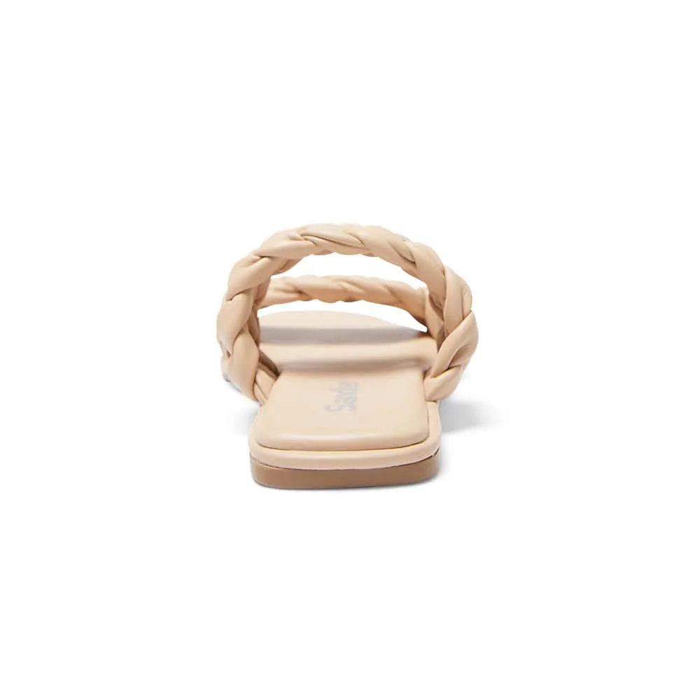 Enya Slide in Nude Smooth