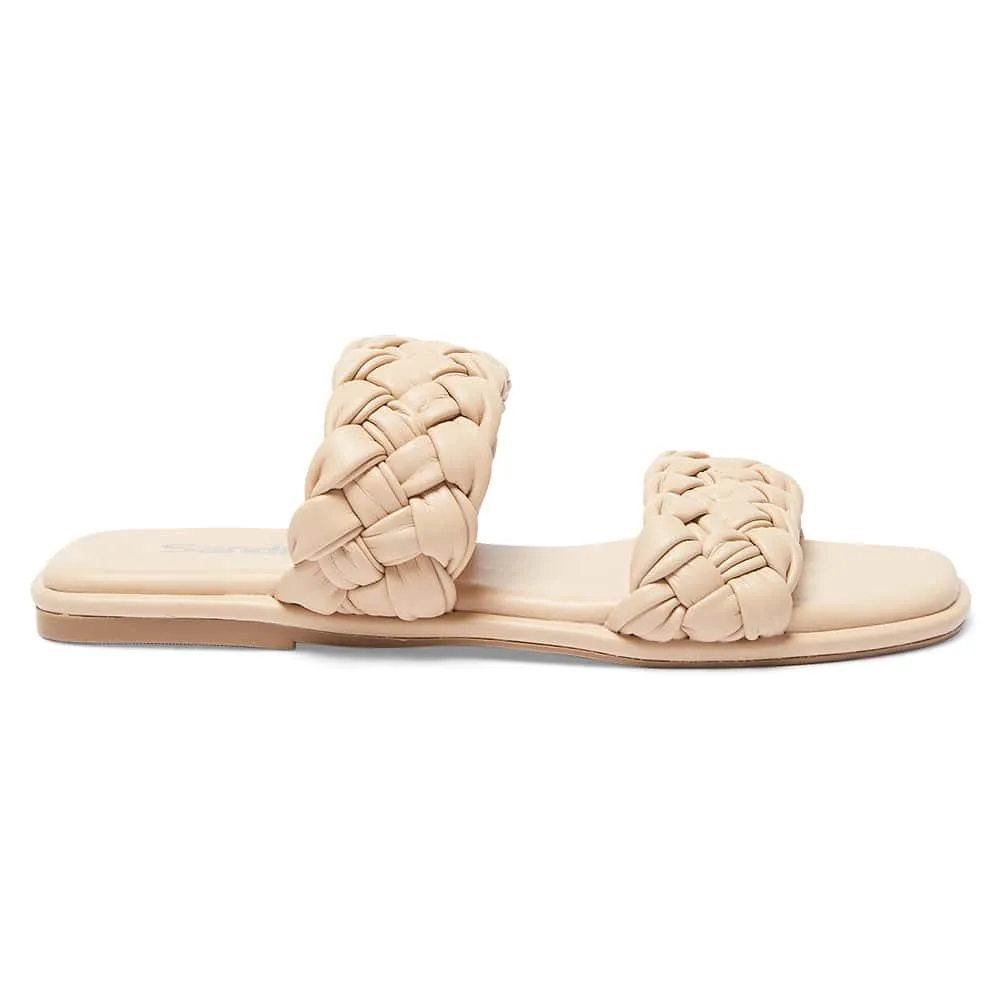 Enya Slide in Nude Smooth