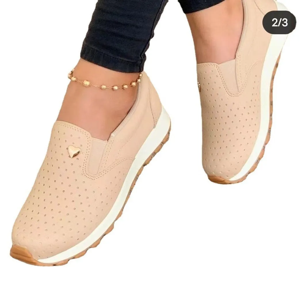 Fashion Breathable  Mesh Women Shoes Wedges Heel Shoes Ladies Women Platform