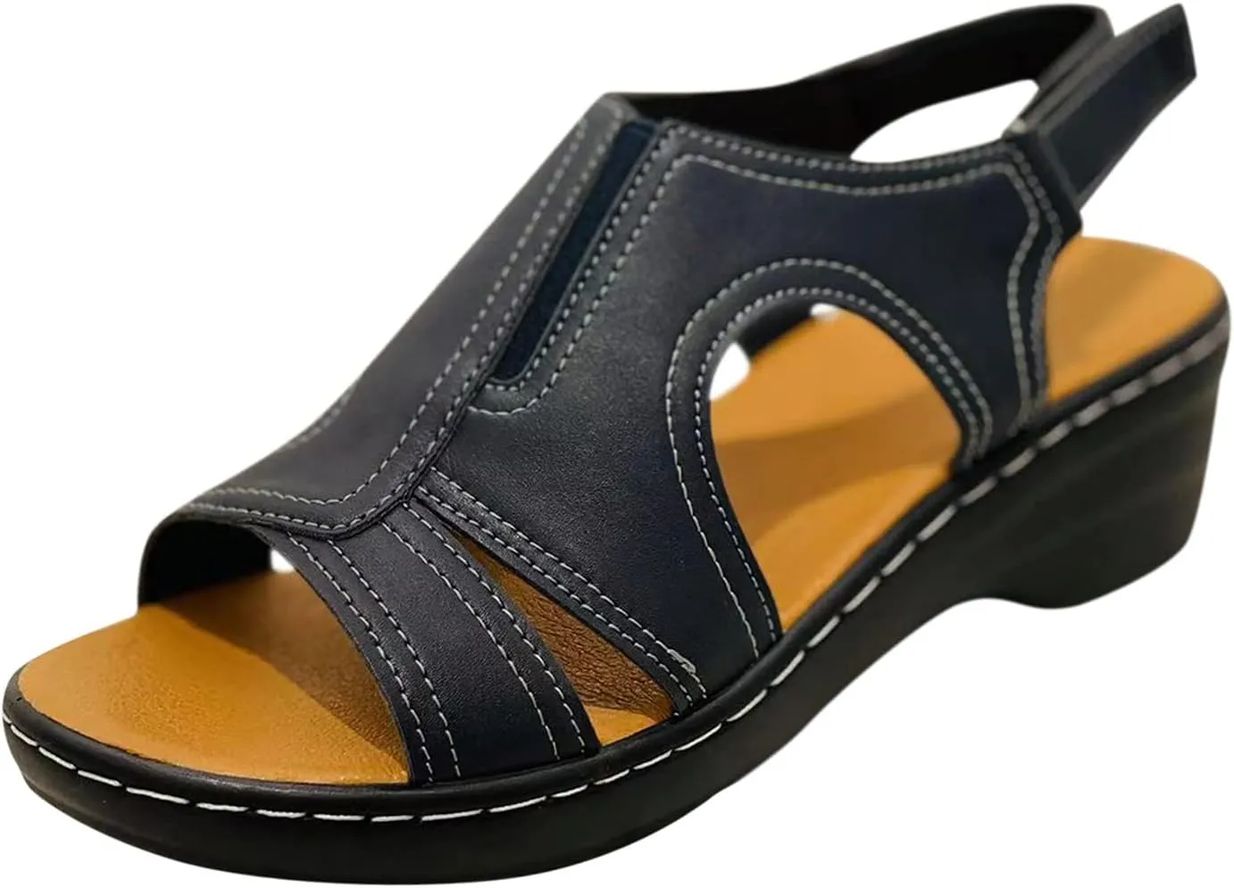 Gibobby Womens Sandals,Gladiator Sandals Summer Flat Thong Cross Strappy Sandals Trendy Roman Shoes
