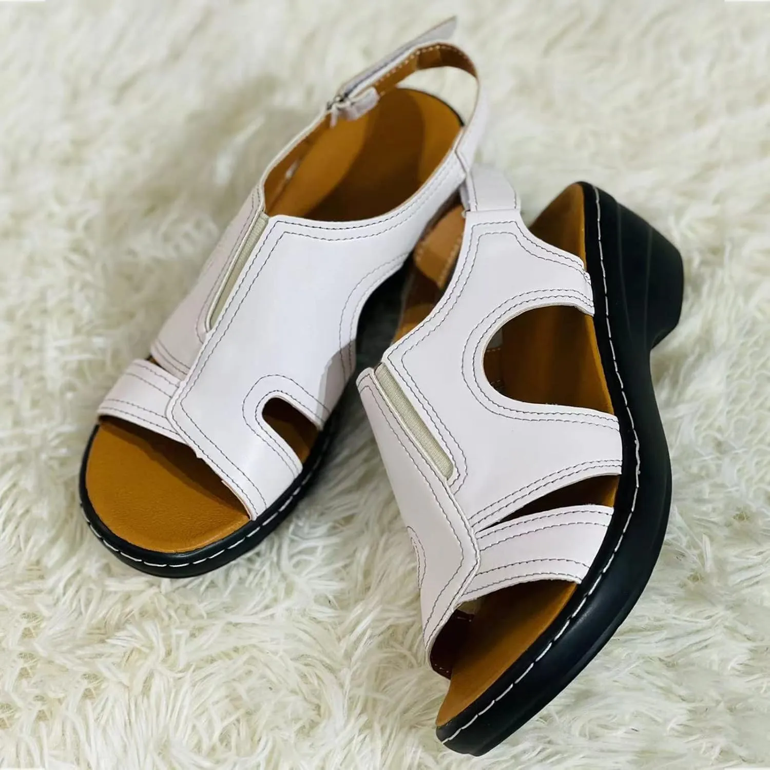 Gibobby Womens Sandals,Gladiator Sandals Summer Flat Thong Cross Strappy Sandals Trendy Roman Shoes