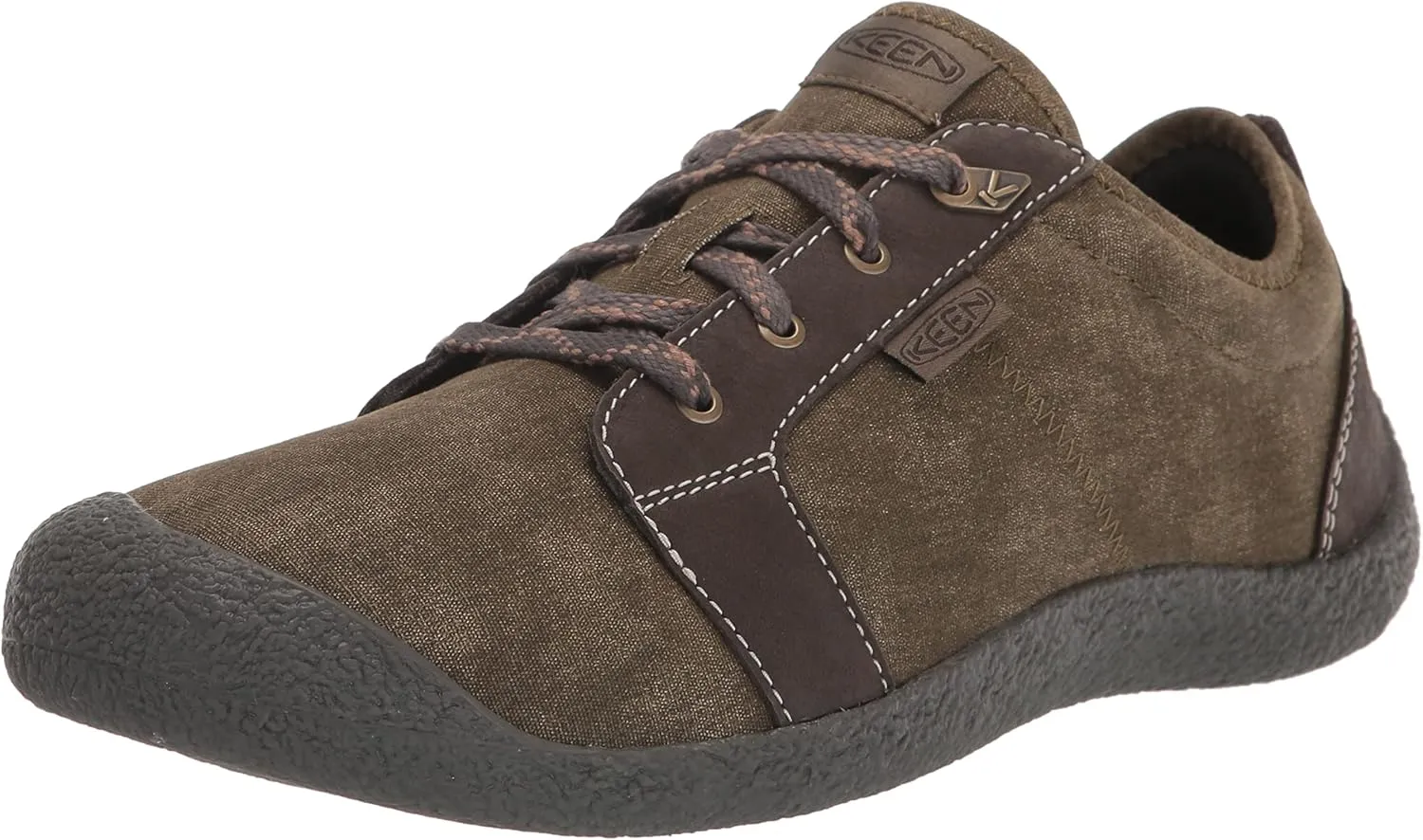 KEEN Men's Howser Canvas Low Height Casual Comfy Durable Lace Up Sneaker