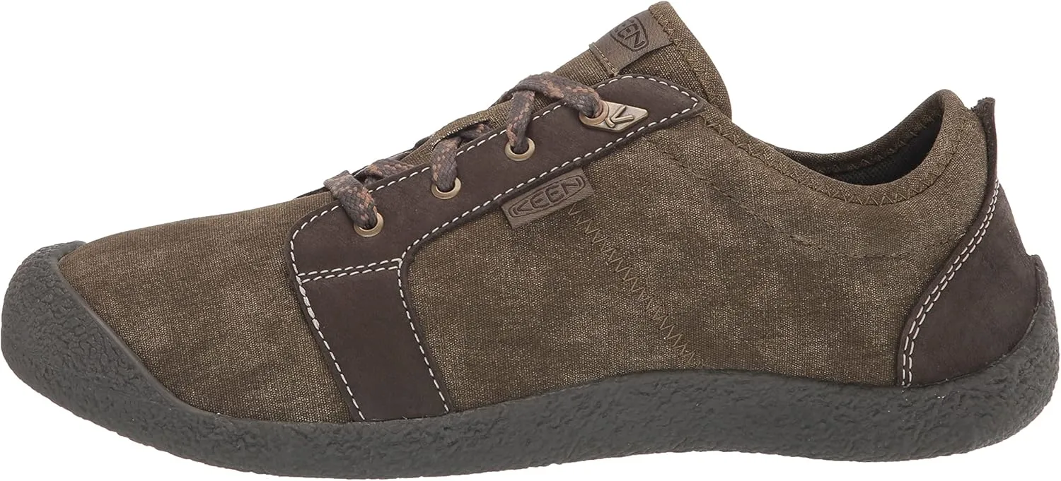 KEEN Men's Howser Canvas Low Height Casual Comfy Durable Lace Up Sneaker