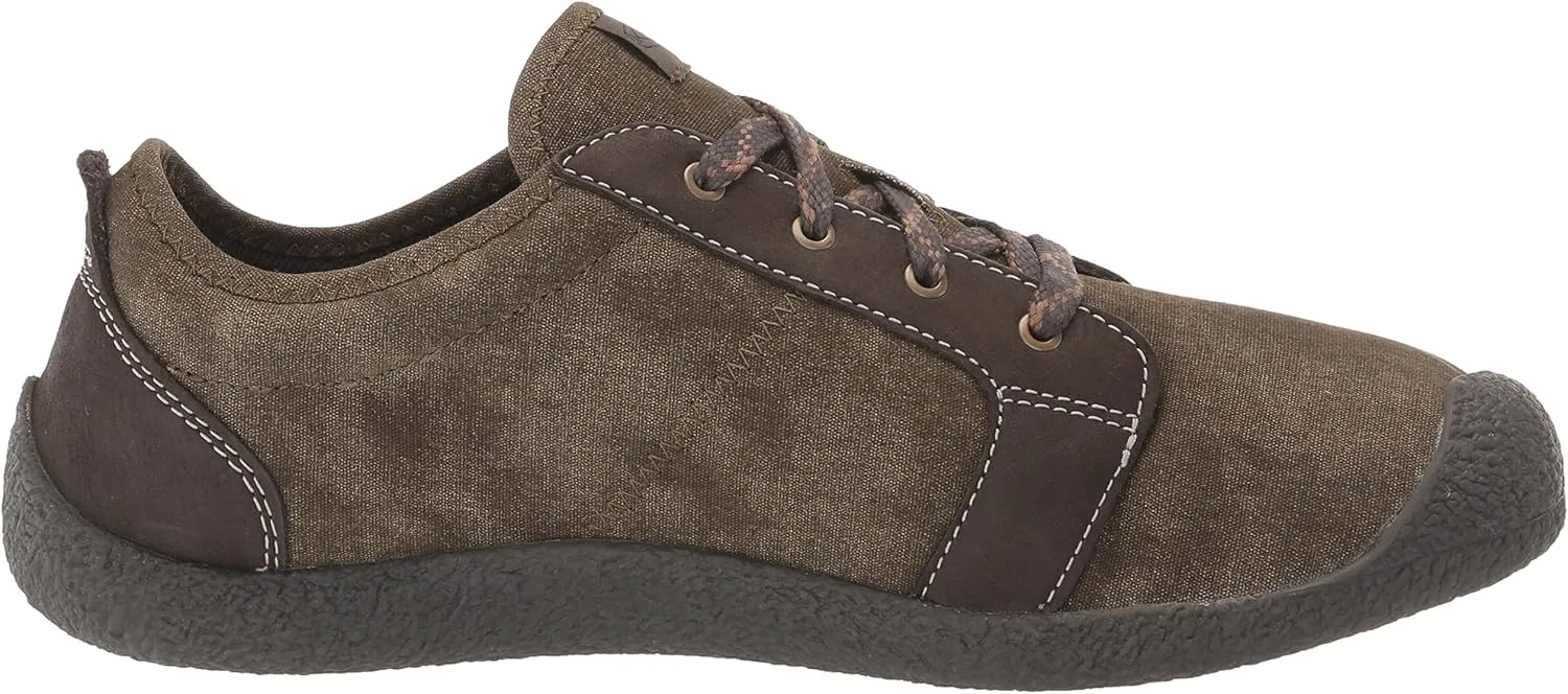 KEEN Men's Howser Canvas Low Height Casual Comfy Durable Lace Up Sneaker