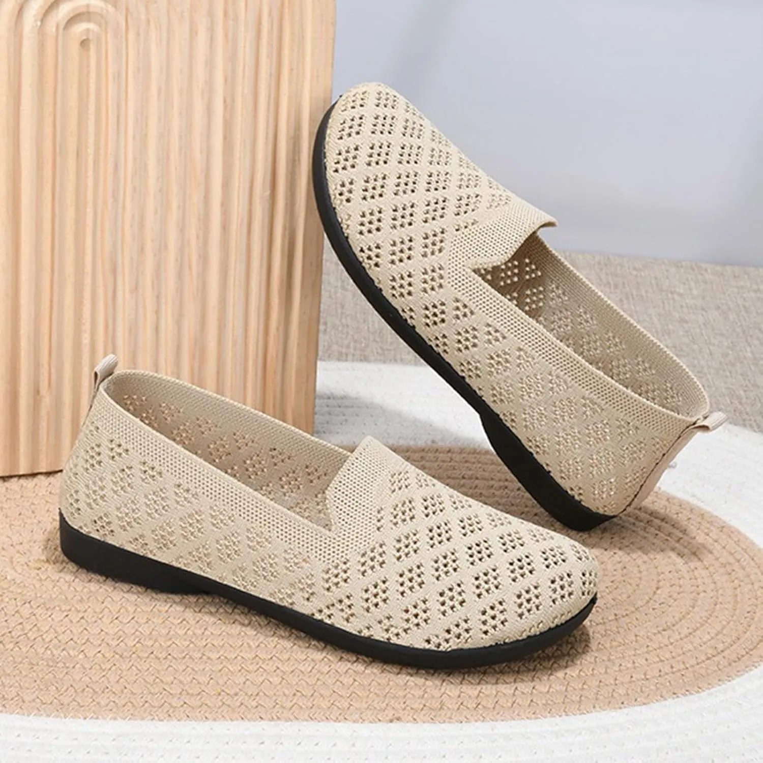 Men Slip On Sneaker Comfortable Lightweight Breathable Casual Sneaker Wide Width Orthopedic Shoes with Arch Support 2025