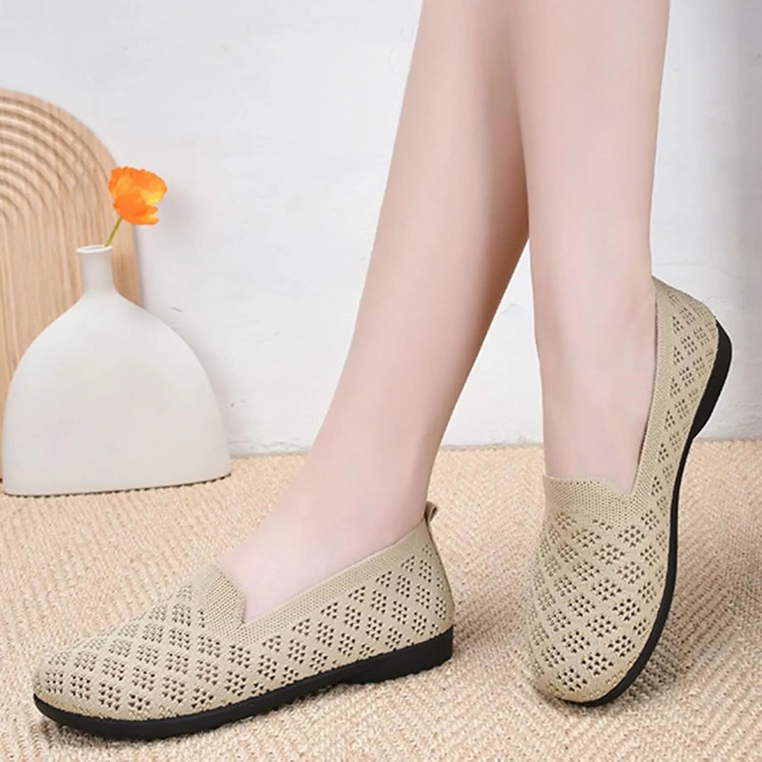 Men Slip On Sneaker Comfortable Lightweight Breathable Casual Sneaker Wide Width Orthopedic Shoes with Arch Support 2025