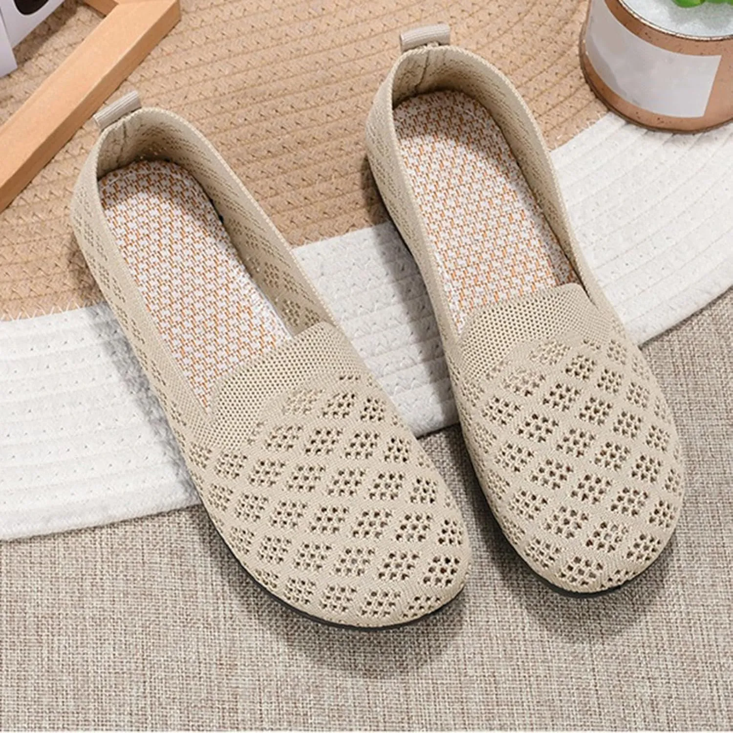 Men Slip On Sneaker Comfortable Lightweight Breathable Casual Sneaker Wide Width Orthopedic Shoes with Arch Support 2025
