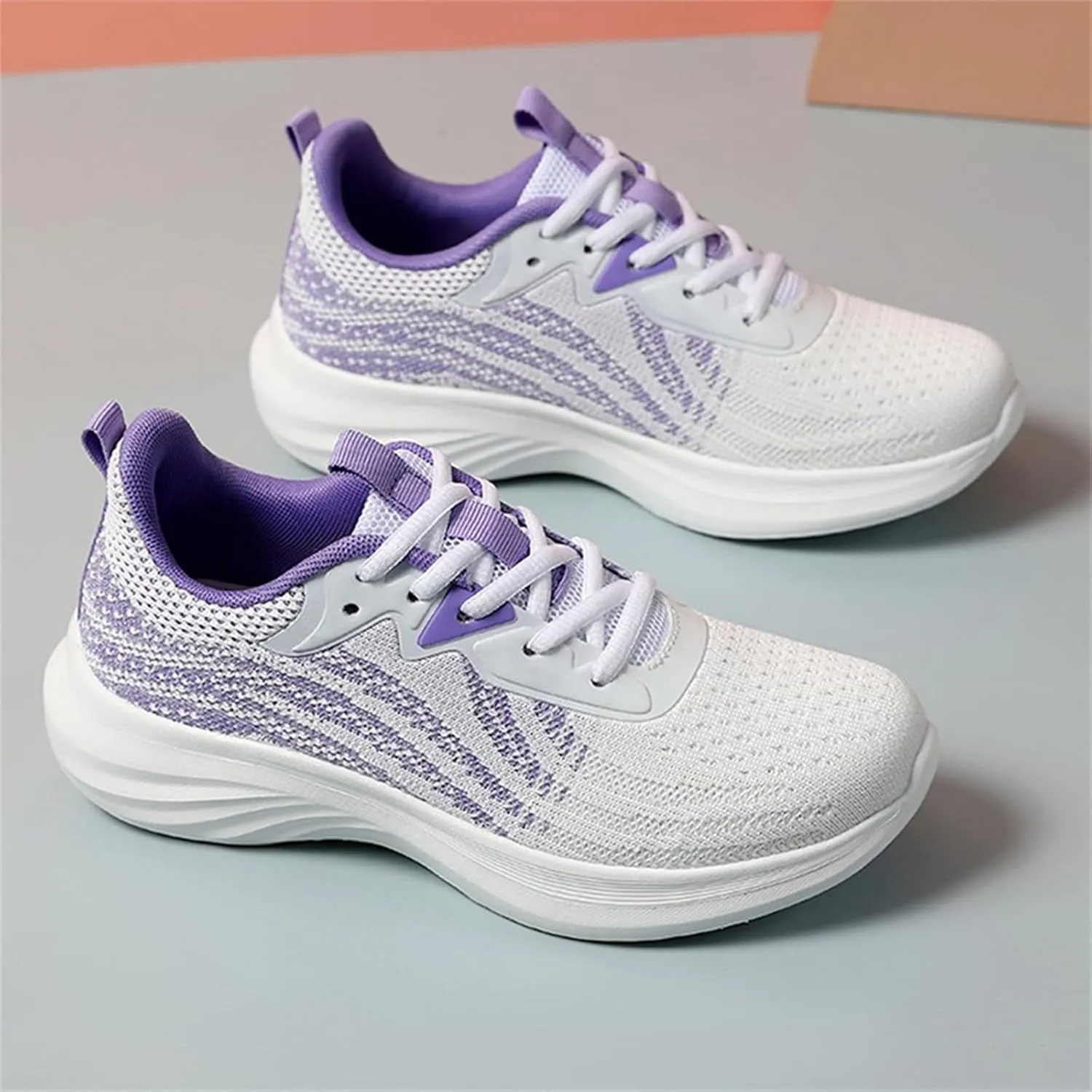 Men's Running Shoes-Breathable Lightweight Gym Comfortable Tennis Road Sneaker Training Shoes Walking Non-Slip Athletic Sneakers