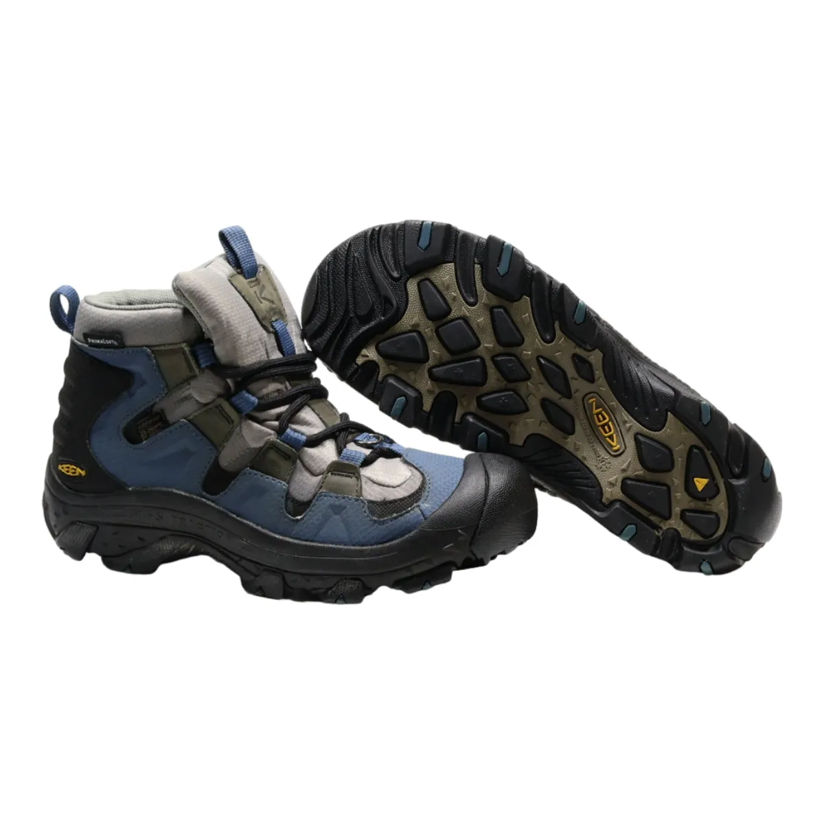 PRIMALOFT Hiking Boots Blue Synthetic Mens UK 7