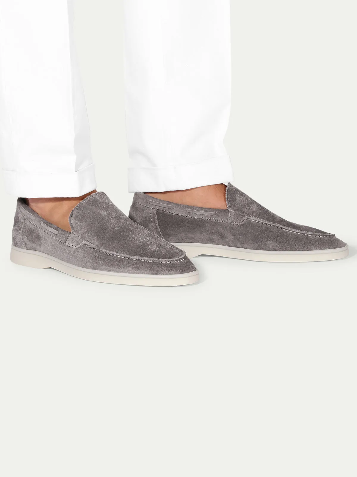 "Grey" - Yacht Loafers