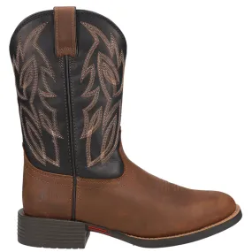 Rendon Embroidered Round Toe Cowboy Boots