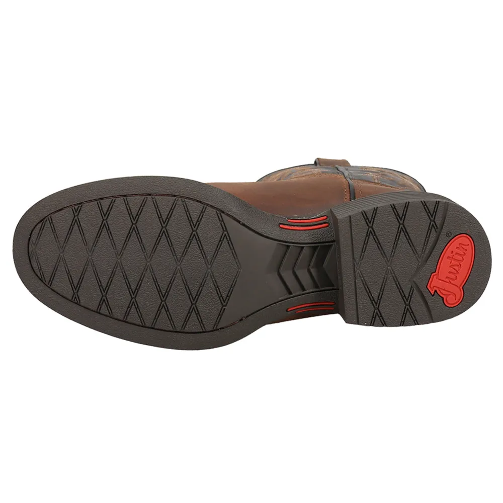 Rendon Embroidered Round Toe Cowboy Boots