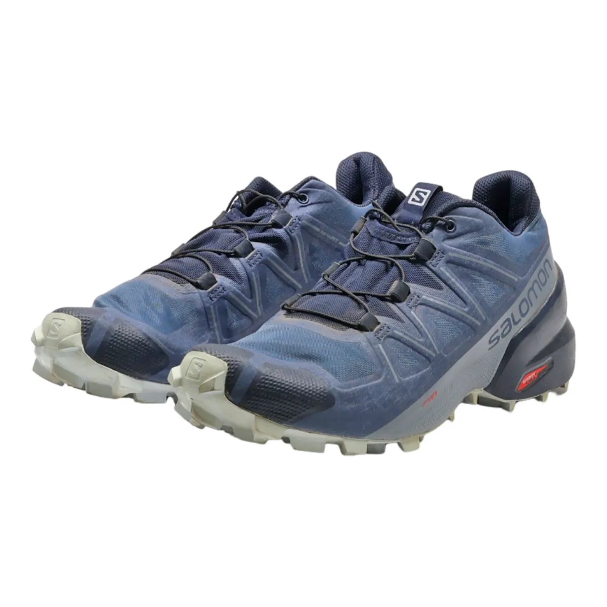 SALOMON Hiking Boots Blue Synthetic Womens UK 7