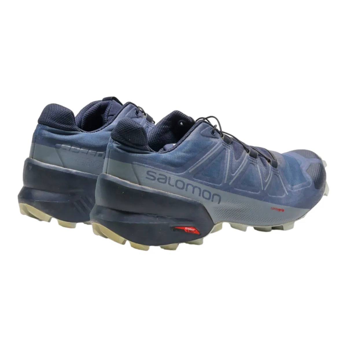 SALOMON Hiking Boots Blue Synthetic Womens UK 7