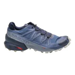 SALOMON Hiking Boots Blue Synthetic Womens UK 7