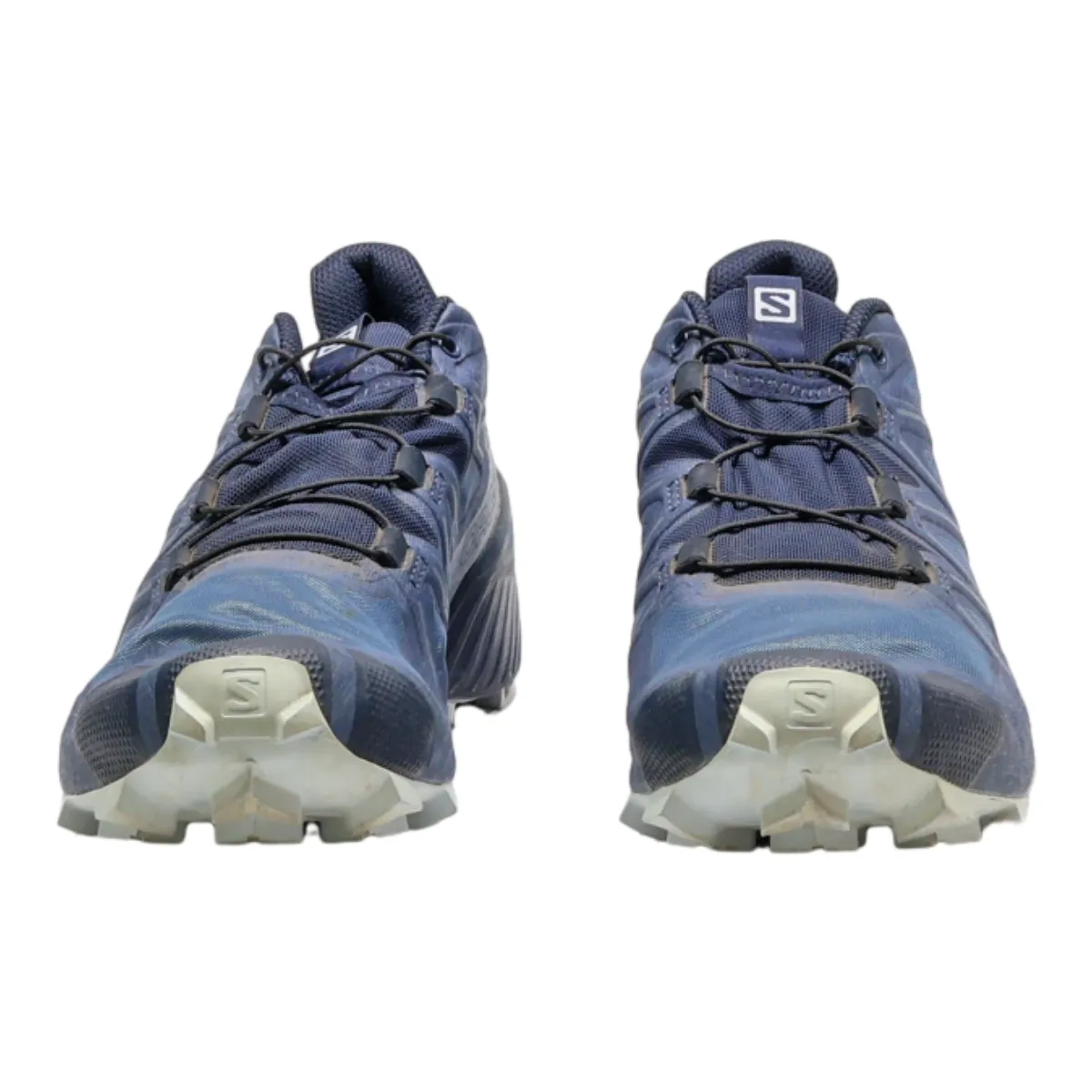 SALOMON Hiking Boots Blue Synthetic Womens UK 7