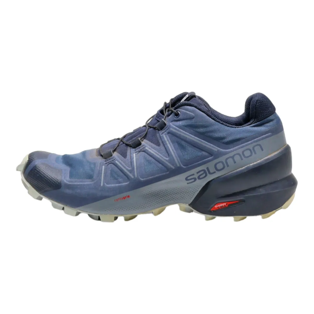 SALOMON Hiking Boots Blue Synthetic Womens UK 7
