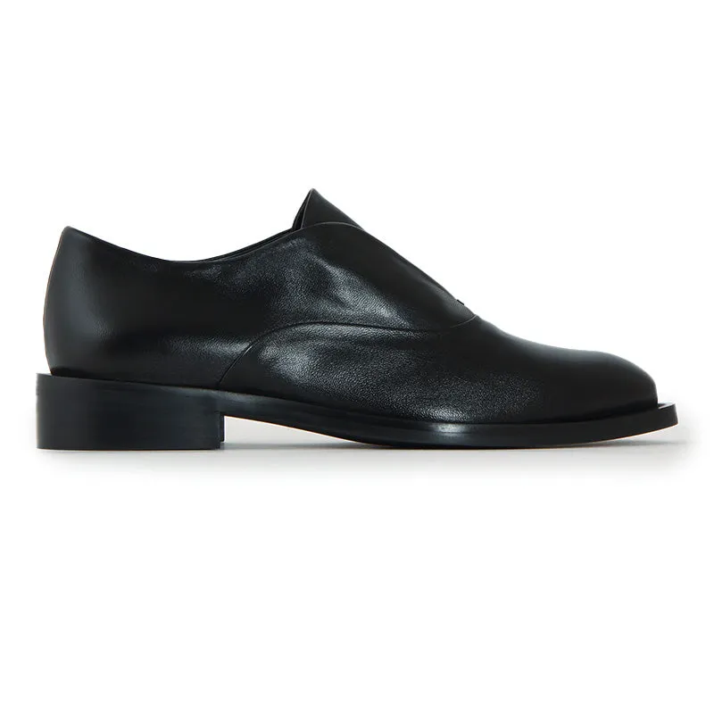 SHOES LIKE CANDY MIA SOFT BLACK NAHKALOAFERIT