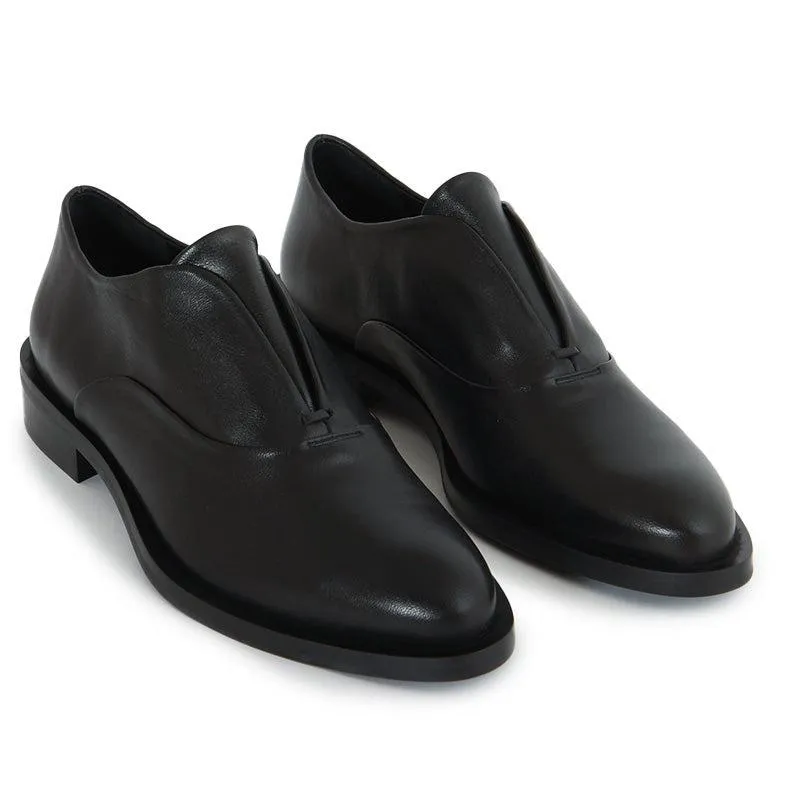 SHOES LIKE CANDY MIA SOFT BLACK NAHKALOAFERIT
