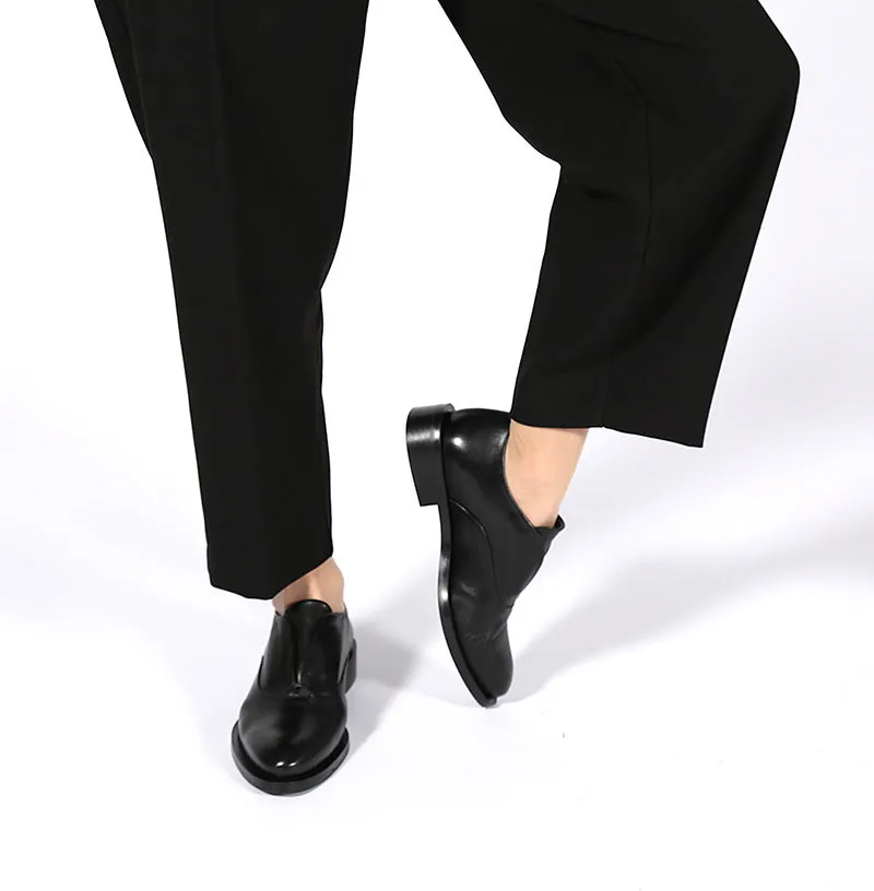 SHOES LIKE CANDY MIA SOFT BLACK NAHKALOAFERIT