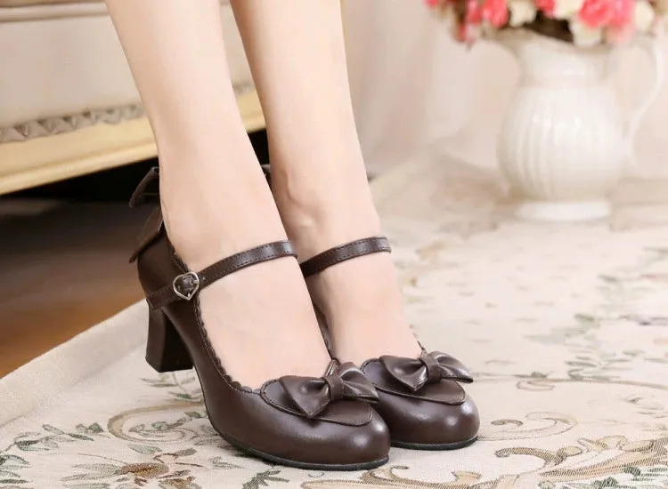 Simple Bow Heels