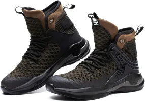 SYLPHID Steel Toe Boots for Men Safety Shoes for Women Work Sneakers Slip Resistant
