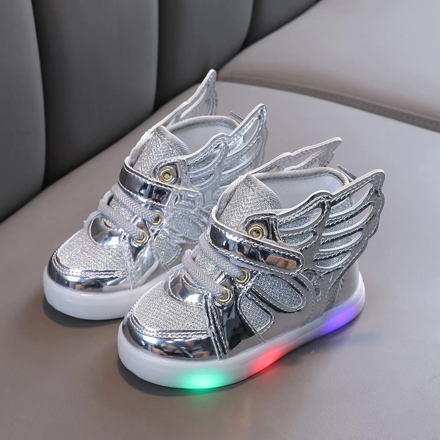 Toddler Led Shoes Light Up Sneakers Boys Girls Flashing Running Sneakers Breathable Casual Sport Walking Shoes
