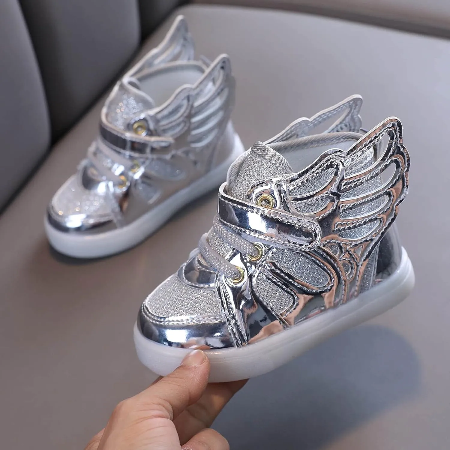 Toddler Led Shoes Light Up Sneakers Boys Girls Flashing Running Sneakers Breathable Casual Sport Walking Shoes