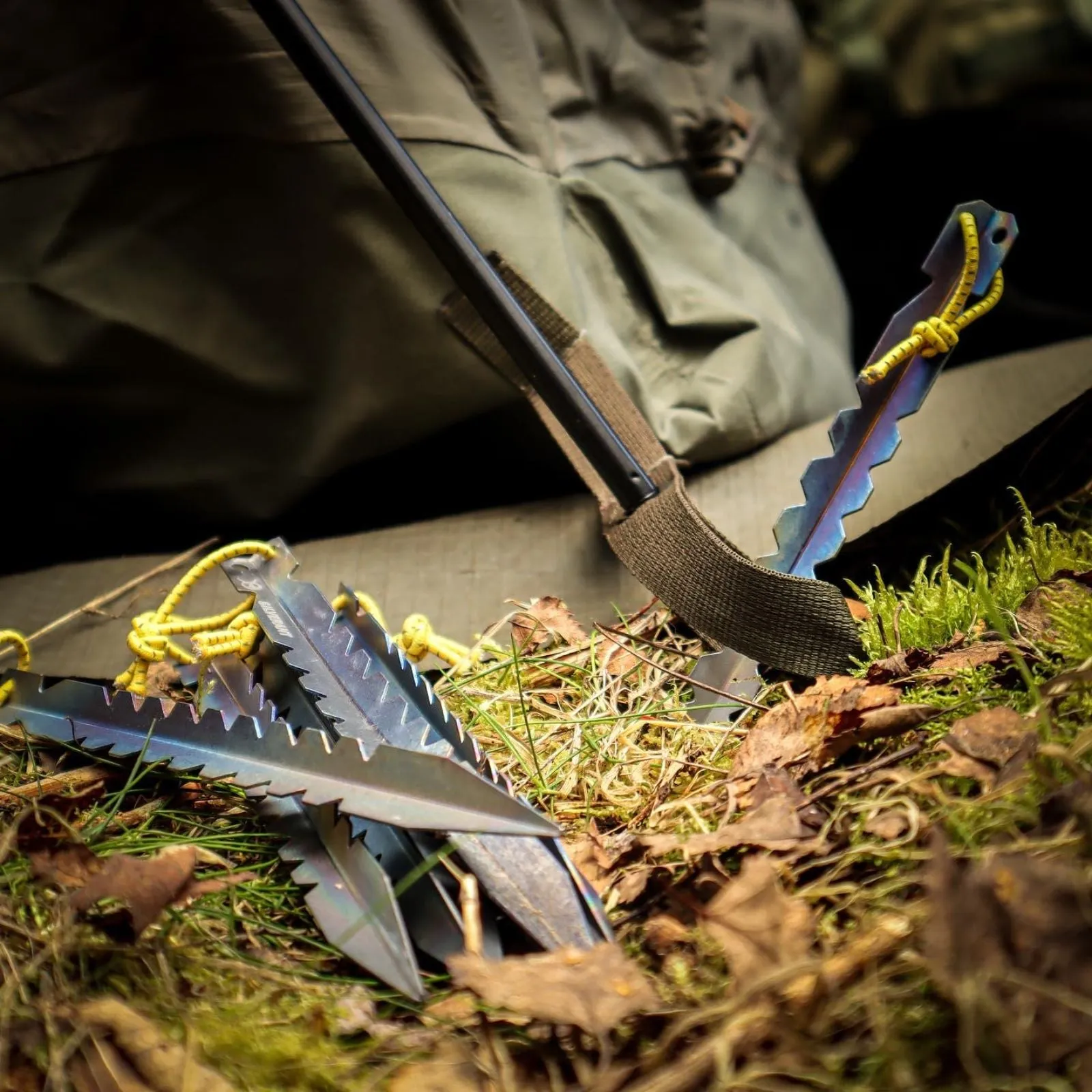 Ultralight Titanium Y-Shape Tent Stakes 6-Pack