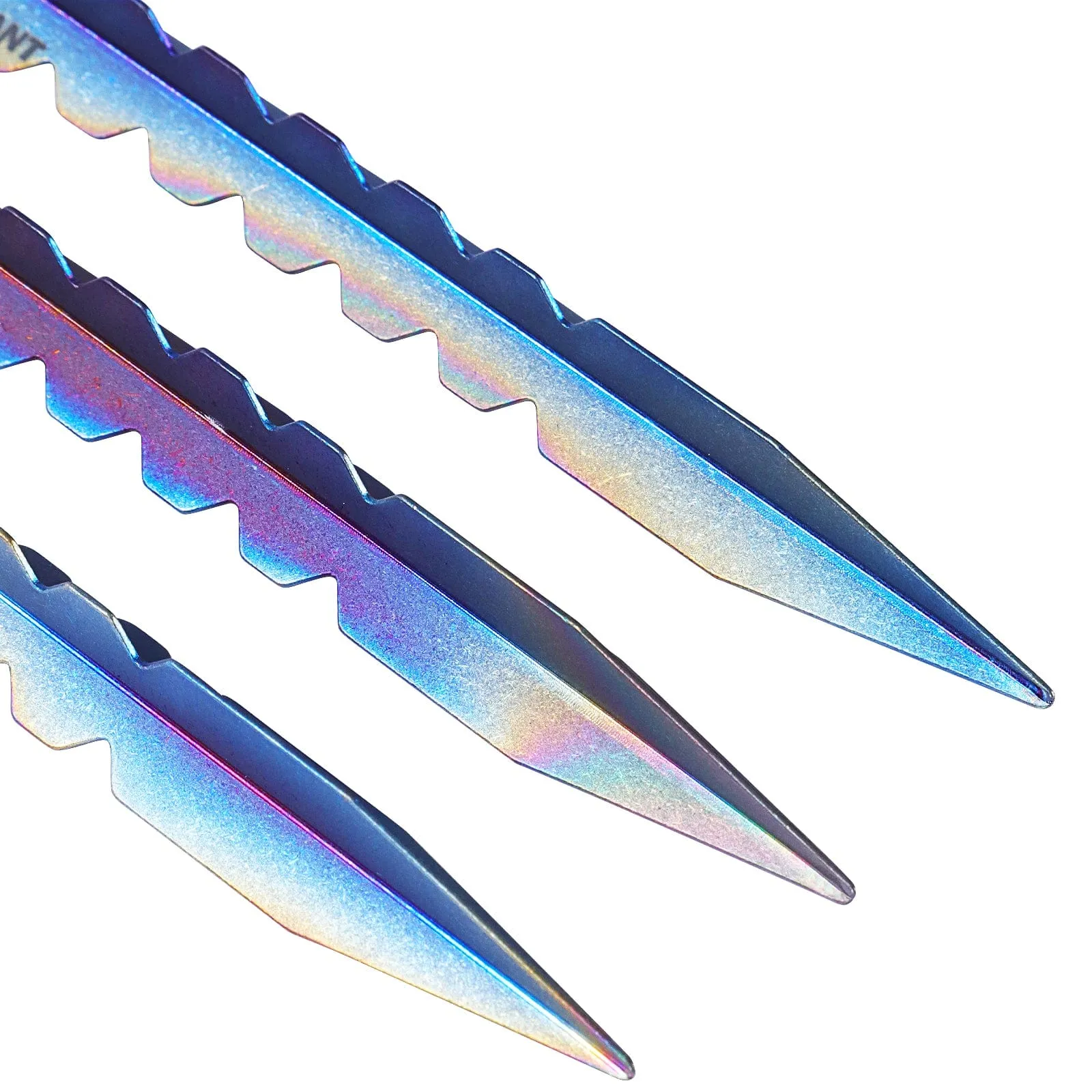 Ultralight Titanium Y-Shape Tent Stakes 6-Pack