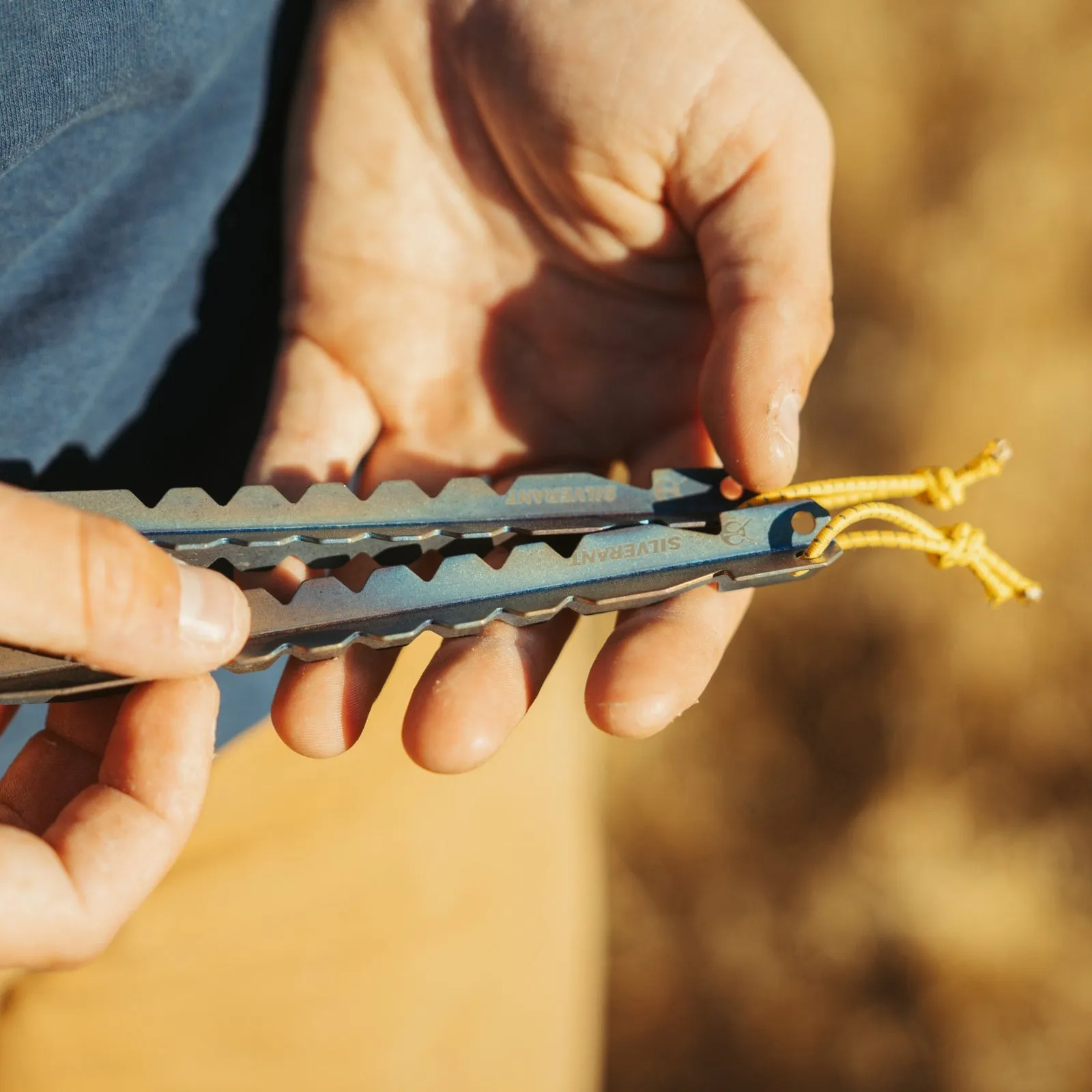Ultralight Titanium Y-Shape Tent Stakes 6-Pack