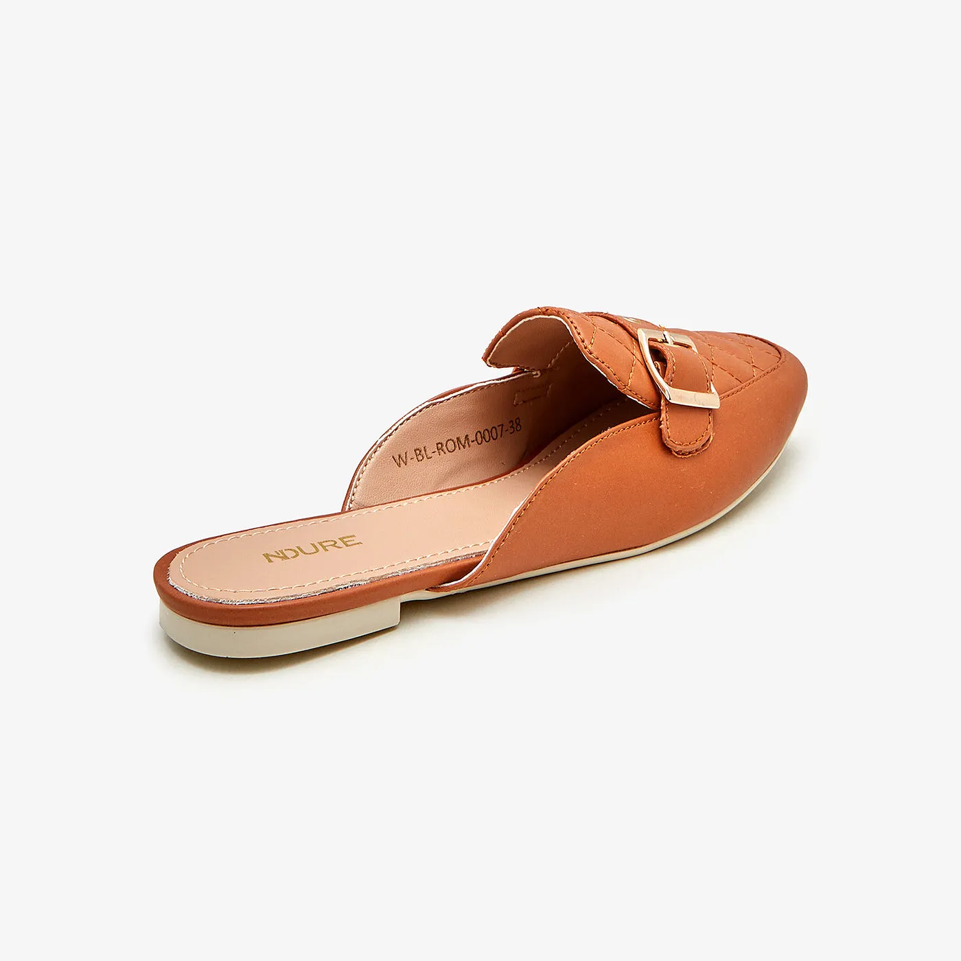 Women's Buckled Mules