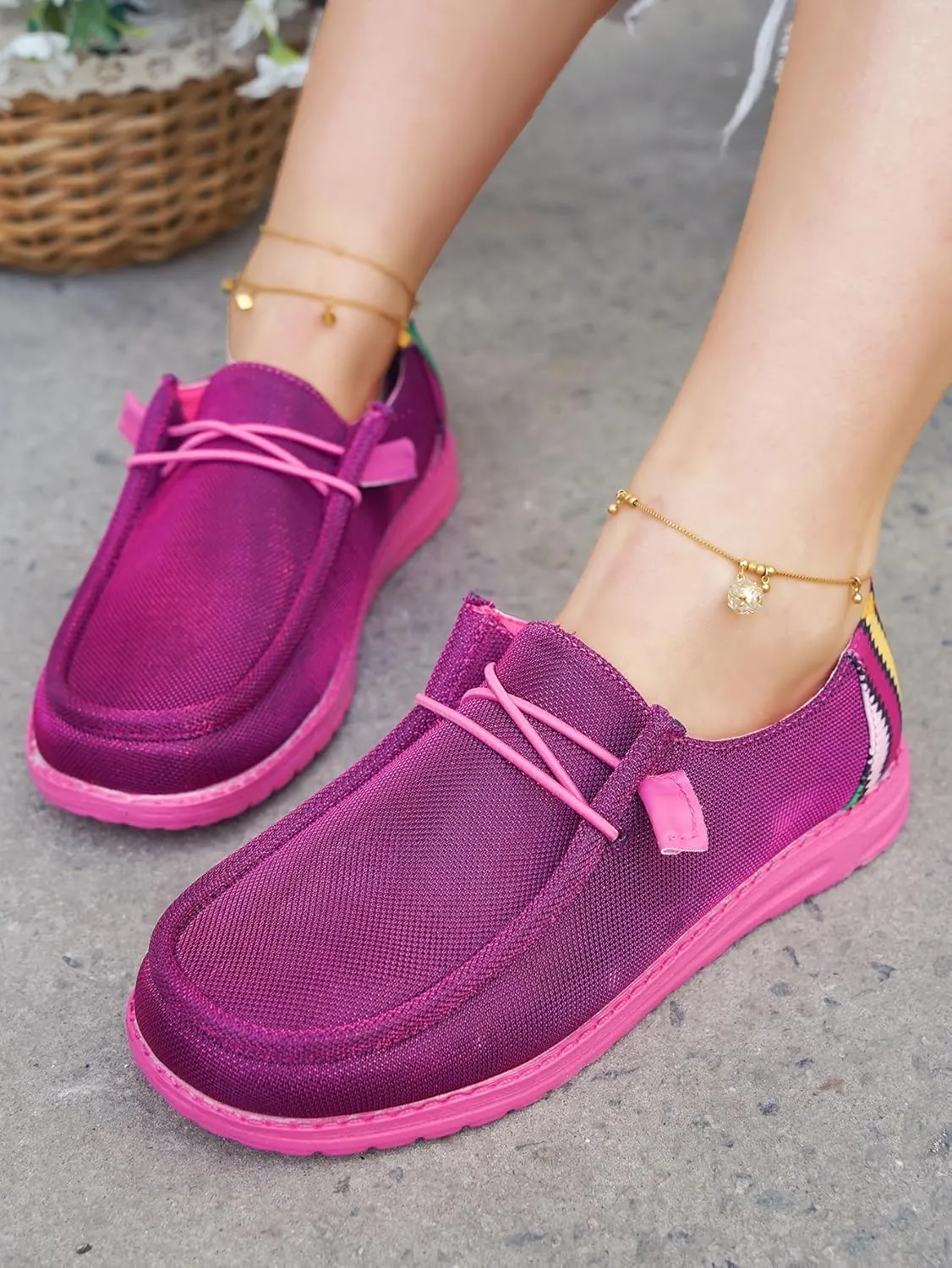 Women's Dudes Wendy Orthopedic Lace-up Loafers, Soft Bouncing Insole Lightweight Walking Sneakers, Slip on Comfortable Loafer Shoes for Summer and Autumn