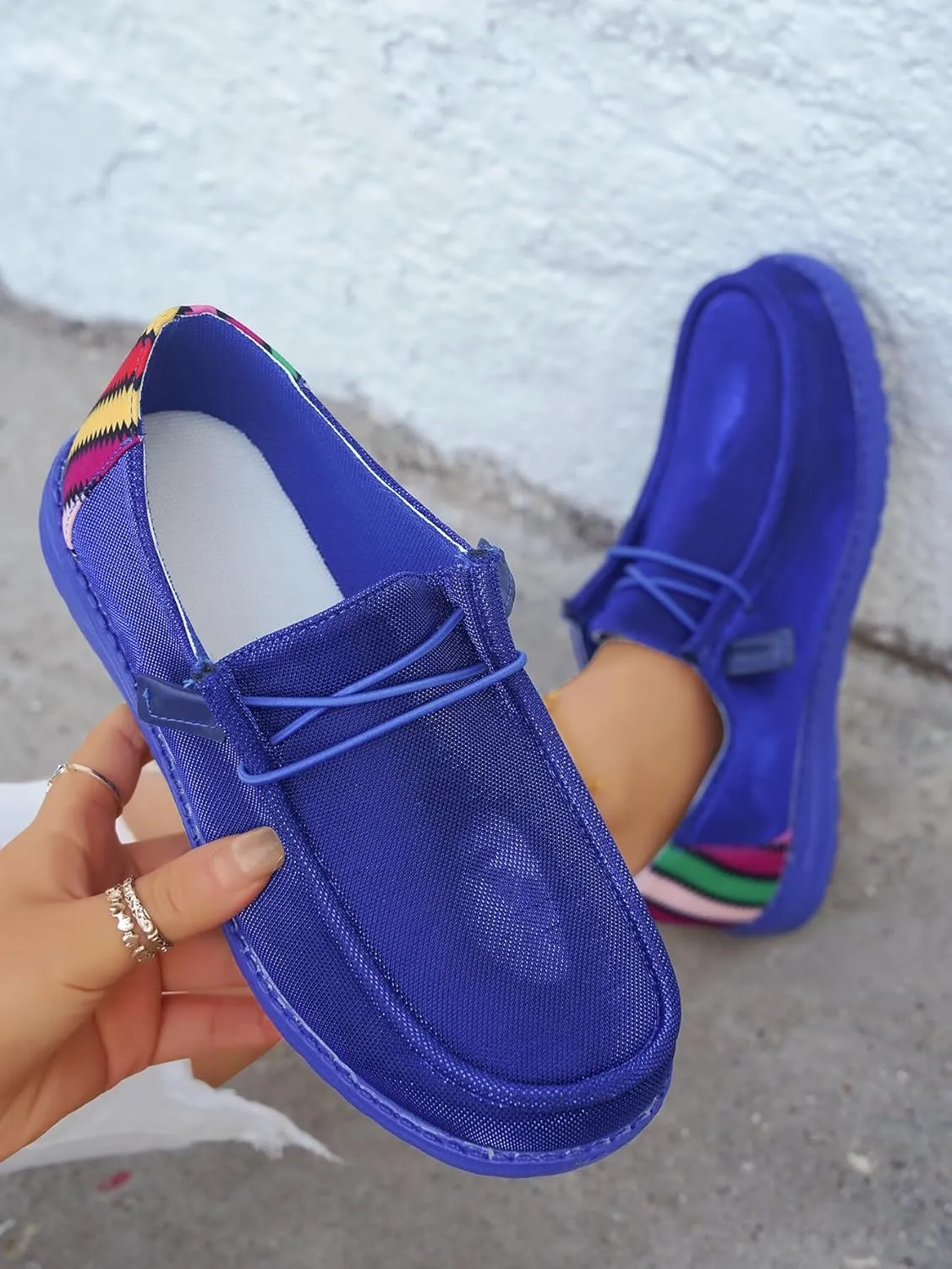 Women's Dudes Wendy Orthopedic Lace-up Loafers, Soft Bouncing Insole Lightweight Walking Sneakers, Slip on Comfortable Loafer Shoes for Summer and Autumn